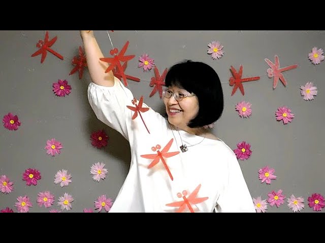 kimie gangi September Wall Decor: How to Make Hanging 