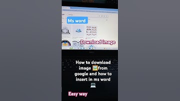 How to download image 🖼️ from google and insert in ms word 💻