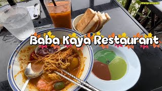 Baba Kaya Restaurant Melaka