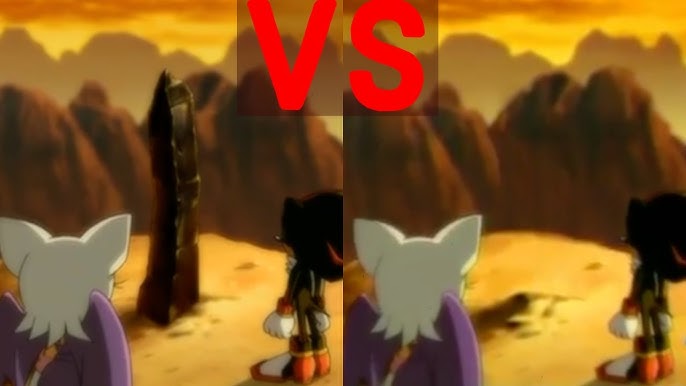 Sonic X Comparison: Dark Sonic (Japanese VS English) 