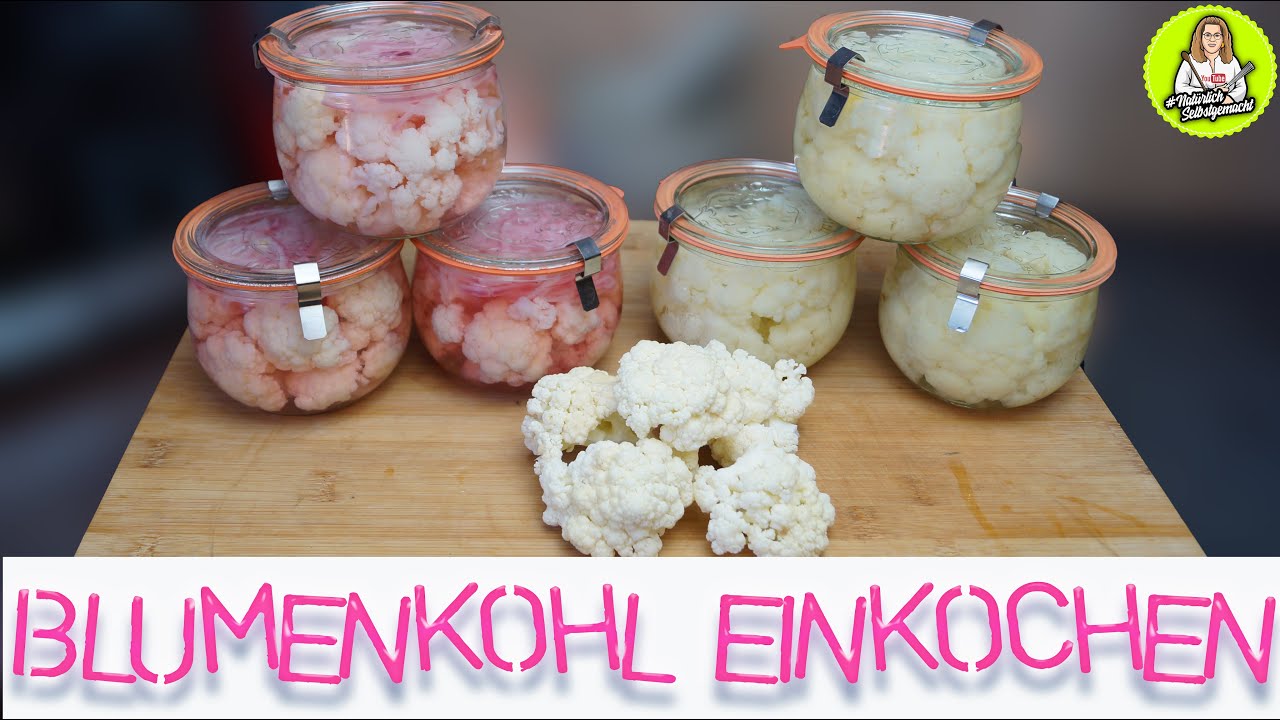 Blumenkohl auf 2 Arten einkochen - für Salat und Gemüse