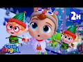 Jingle Bells Christmas Magic! +More! | Best of Little Angel Kids Songs &amp; Nursery Rhymes