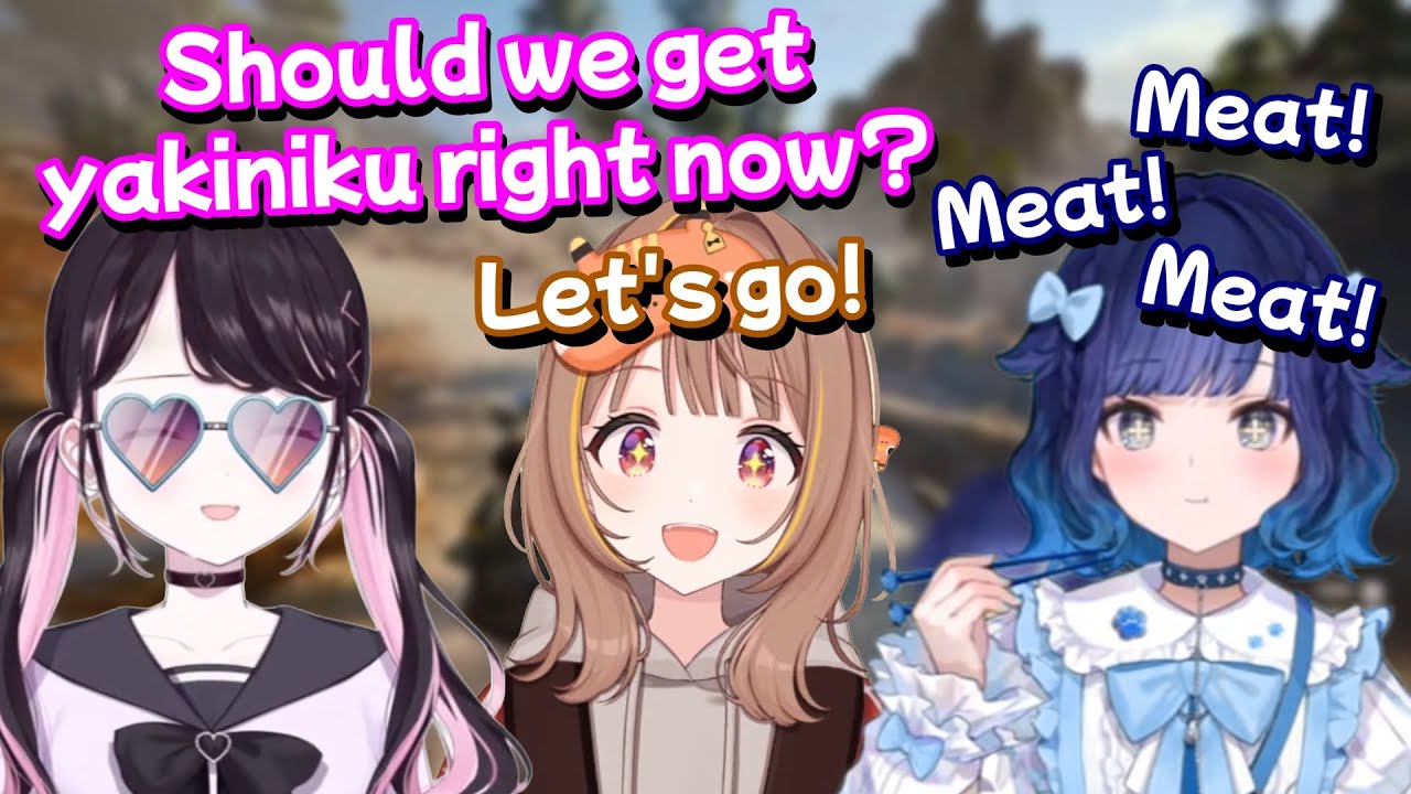 Tsumuo, Uhi, and Nazupi quit playing Arc Raiders for yakiniku