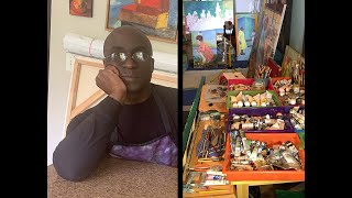 Inside My Art Studio - a quick glimpse