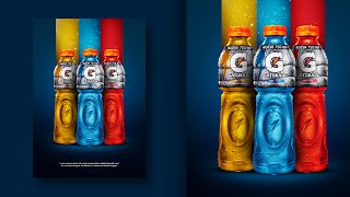 Gatorade Poster Design | Photoshop