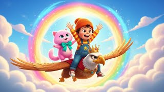✨ Magical World Adventure! 🦖 | 3D Kids Cartoon & Song | Niko’s Rainbow Journey