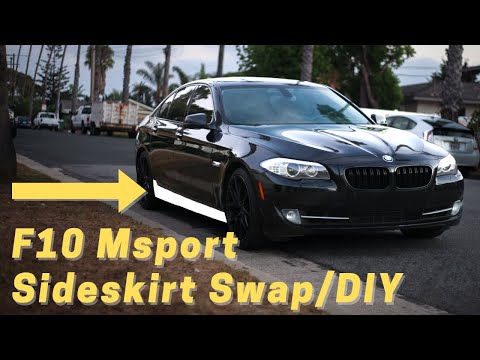How To Install Msport Sideskirts | BMW F10 Sideskirt Swap & DIY Guide