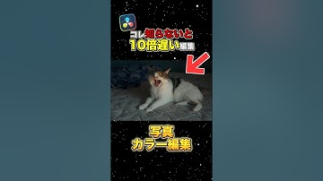 知らないと損する便利機能｜RAW現像【DaVinci  Resolve】