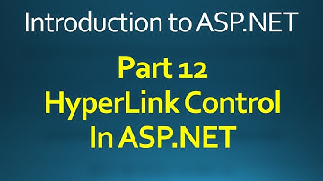 12 ASP.NET HyperLink Control in ASP.NET Part 12 in Urdu | Hindi