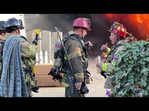 Three Alarm Fire in Modesto