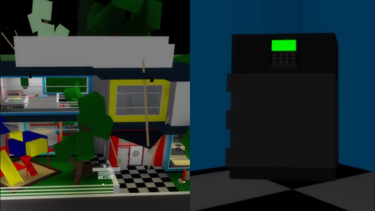 hidden safe in brookhaven play house! YouTube