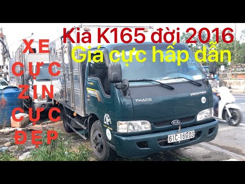 Bé xe tải cũ - Kia thaco K165 đời 2016 2T4 cabin máy lạnh, xe trang bị ...