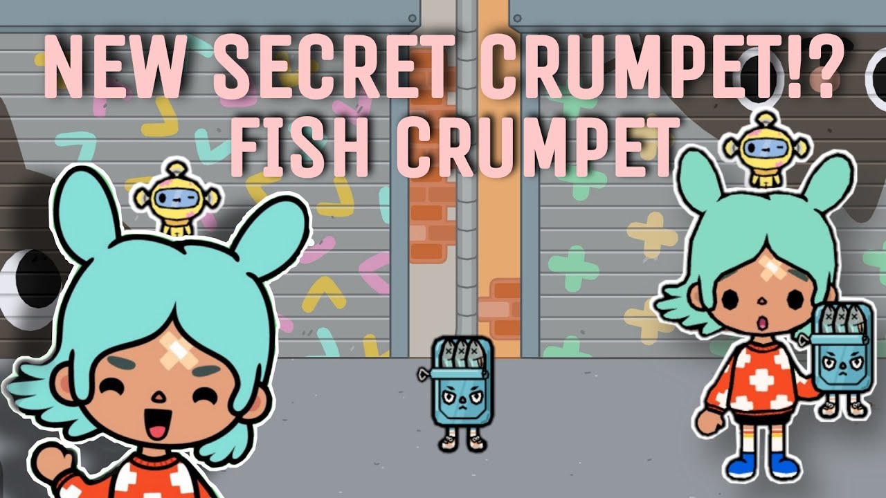 New Secret Crumpet Fish Crumpet in Toca Life World Toca Boca YouTube