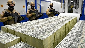 Inside the Dollar Printing Factory From Paper to $500 Billion Currency Full Process