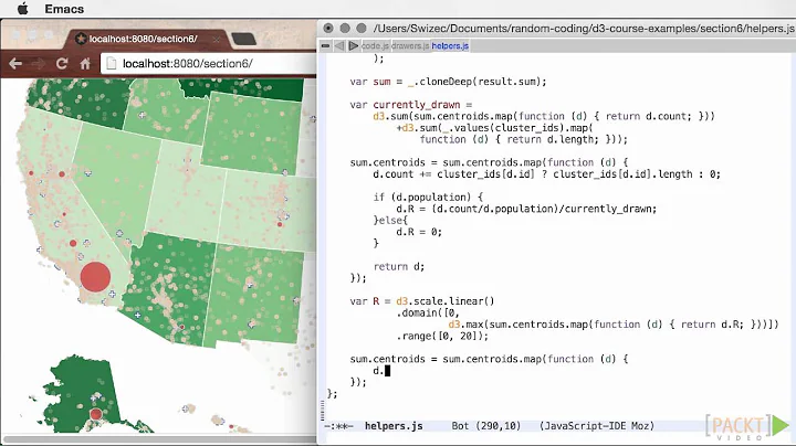 Mastering D3.js Tutorial: Improving the Main Animation Loop | packtpub.com