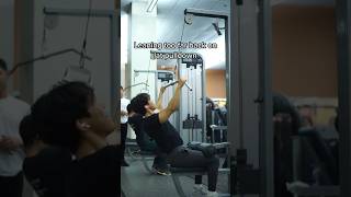 How you know the weight is TOO HEAVY on Lat Pulldowns
