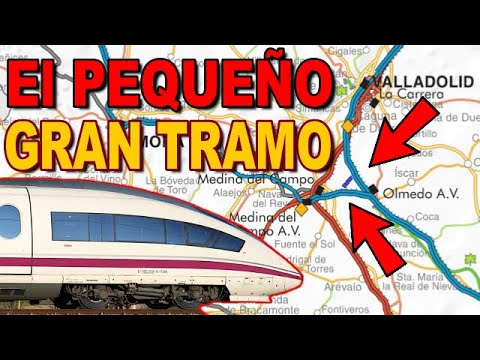 🚈  Obras BYPASS de OLMEDO / Tramo Vital para la Alta Velocidad del Norte / Valladolid / Adif