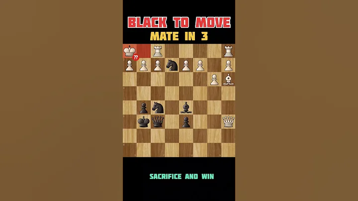 Checkmate in 3  moves!   - try to solve it