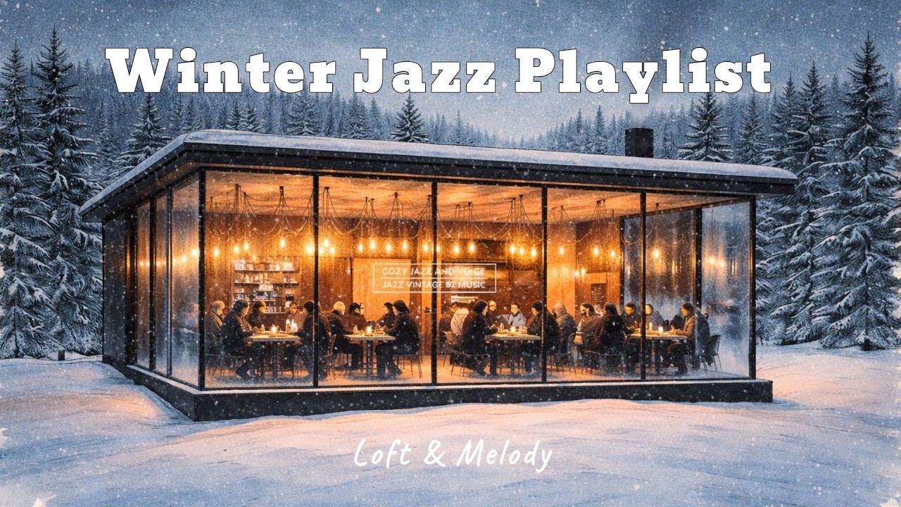 [playlist] 눈 내리는 숲속 카페, 따뜻한 재즈와 겨울의 휴식  Loft & Melody
