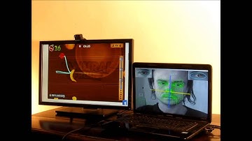 Playing Fruit Ninja with your eyes