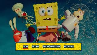 Sponge Out Of Water - Dvd Menu Walkthrough