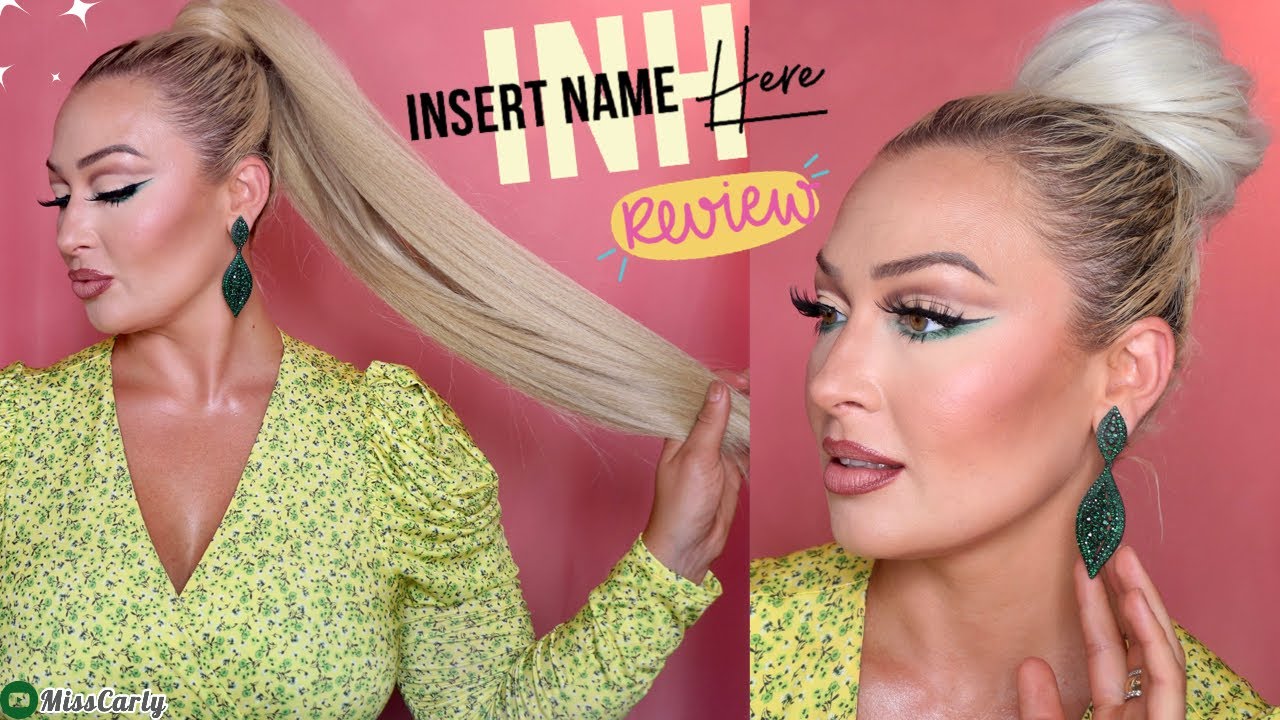 INH - MIYA Ponytail + SAMMY Bun Review - BEST Ponytail + Bun I've EVER TRIED! Insert Name Here