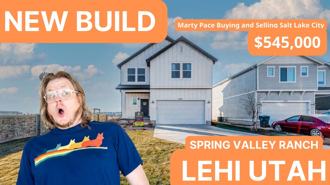 Lehi home tour new construction. D.R Horton home. 3 bed 3 bath 2900 sq