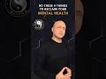 Do These 4 Things To Reclaim Your Mental Health | #shorts #mentalhealth