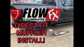 2023 F-150 5.0 Flowmaster FlowFX Direct Fit Muffler Install!