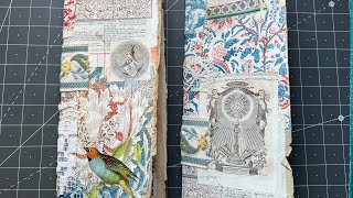 TUTORIAL HOW TO | Tall document Journal | working on the covers and choosing pages PART 1