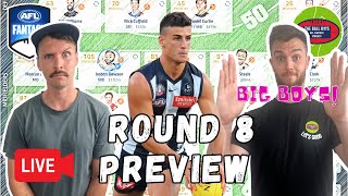 Round 8 LIVE: Captains & Trade Targets - AFL Fantasy 2024