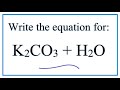 NaOH + H2O reaction - YouTube