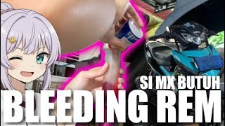 Bleeding Rem Di Mx King Yg Udah Pake Underbone Tutoricell