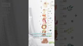 The Most Whimsical Way to Measure Your Little One's Height! 🌈👧
