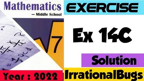SIMPLE LINEAR EQUATIONS | Ex.14C #selina #icse #easymaths #class7 #irrationalbugs @IrrationalBugs