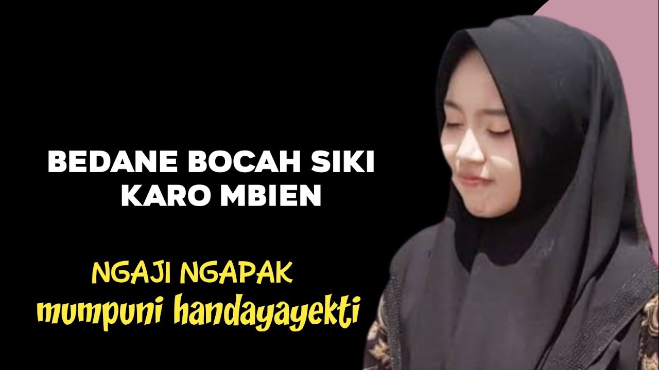 Bocah siki beda karo bocah mbien || pengajian bersama ustadzah mumpuni terbaru 2026