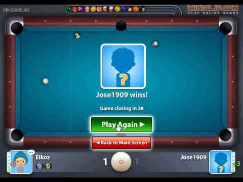 8 Ball Pool Multiplayer | MiniClip.Com - YouTube