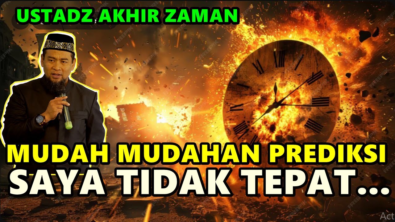 Mudah - Mudahan Prediksi Saya Tidak TEPAT - Ust. Zulkifli Muhammad Ali