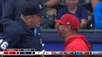 HOT MIC* Oli Marmol and Daniel Descalso Ejected vs. Milwaukee Brewers thumbnail