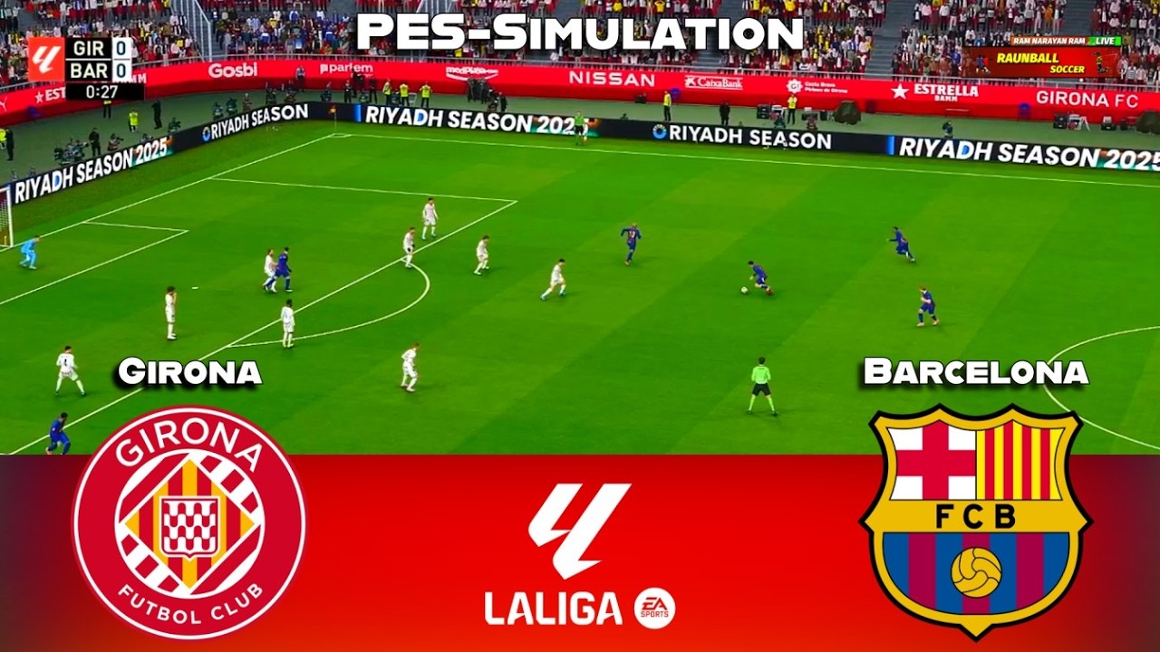 Girona vs Barcelona - Laliga | Simulación de PES 21