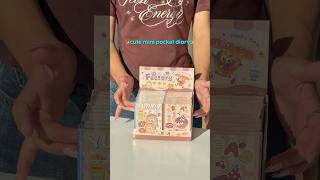 Cutest Mini Pocket Diary 🧸⭐️ #pinteresty #cute #aesthetic #stationery #diary #minidiary #kawaii