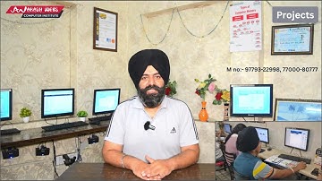 Learn Projects in Ludhiana | Akash Webs Computer Institute | For more Information, call 9779322998