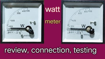 watt meter installation, review, connection, testing