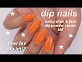 virgo & gem dip powder starter kit review + manicure!