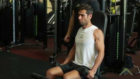 Elevação Frontal Sentado