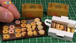 DIY Fake food - Miniature Donut　ミニチュアドーナツ作り