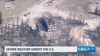Deadly flooding and wildfires strike across the U.S. over the weekend