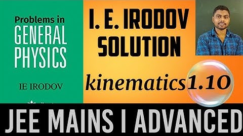 1.10 | Irodov solutions | kinematics | Two bodies were thrown simultaneously from the same point