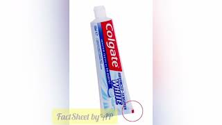 Toothpaste Colour Code #shorts