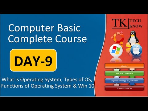 computer complete course - Basic part 9 | What is Operating System ...